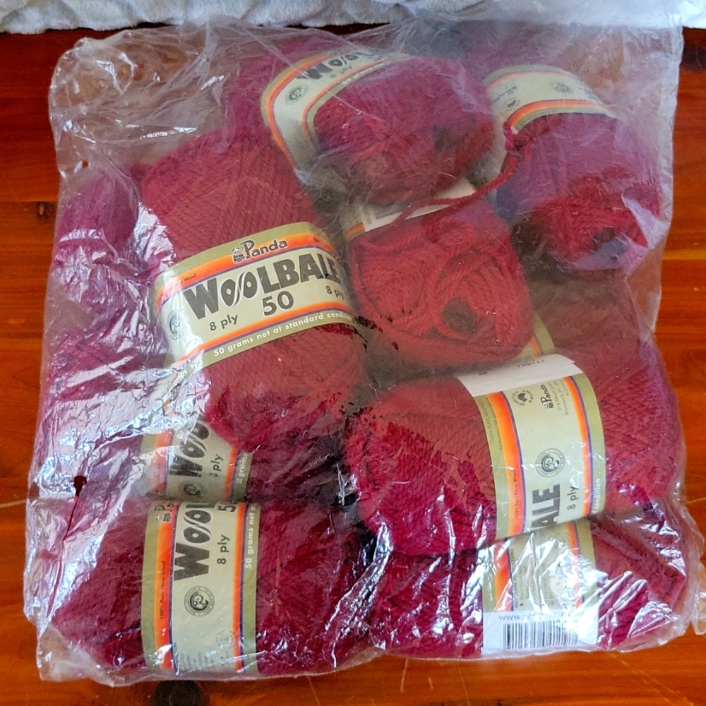 Panda Woolbale Yarn - 10 skeins New in package